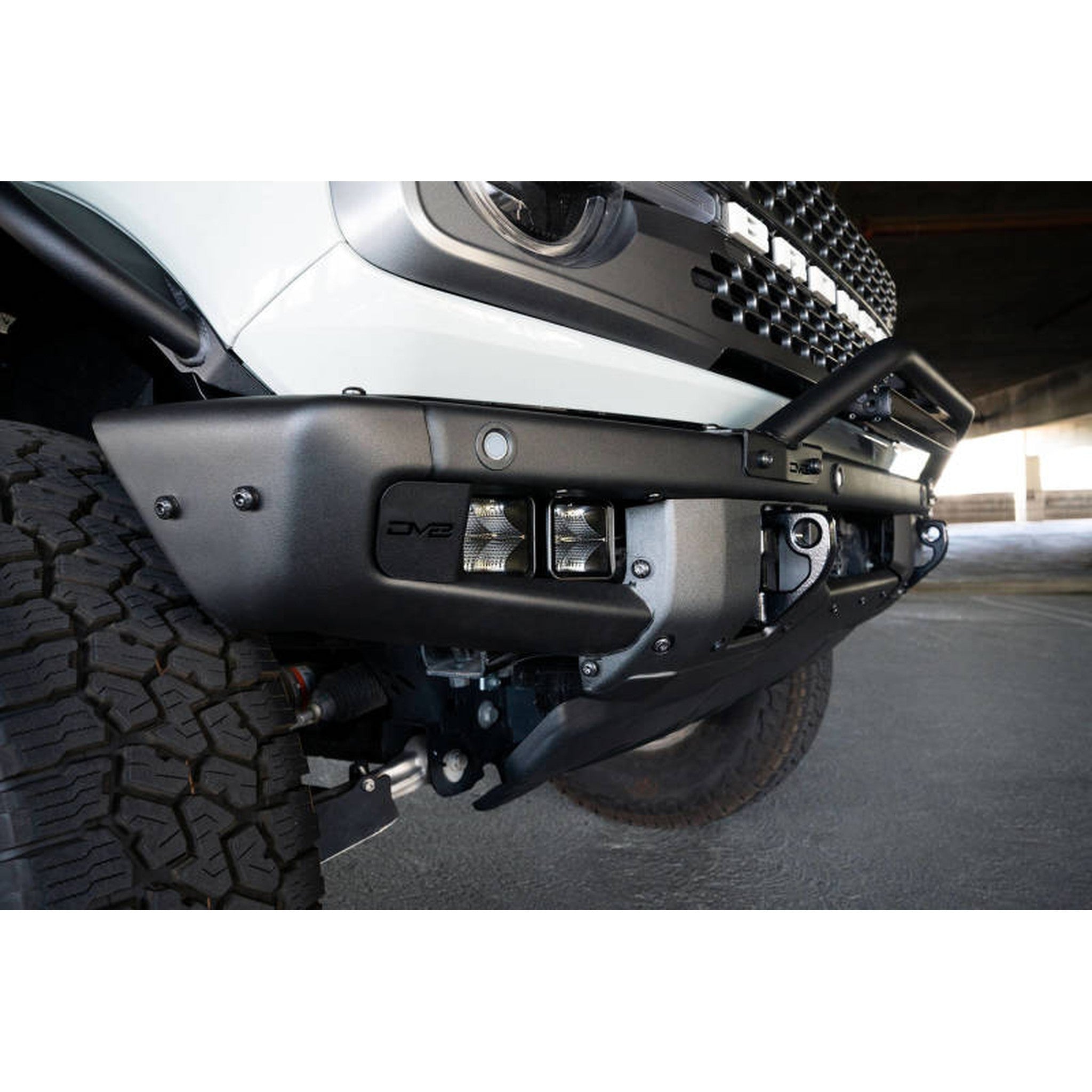 DV8 Offroad Bumper Pocket Light Mount (Pair) 3in LED Pod Lights for 2021+ Ford Bronco Modular Bumper | dveLBBR-05