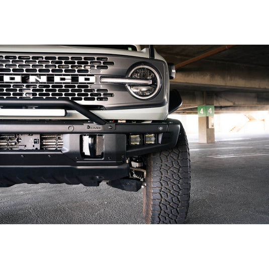 DV8 Offroad Bumper Pocket Light Mount (Pair) 3in LED Pod Lights for 2021+ Ford Bronco Modular Bumper | dveLBBR-05