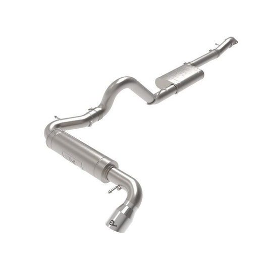 aFe Apollo GT 3in 409 SS Cat-Back Exhaust 2.3L & 2.7L w/ Polished Tips for 2021 Ford Bronco | afe49-43136-P