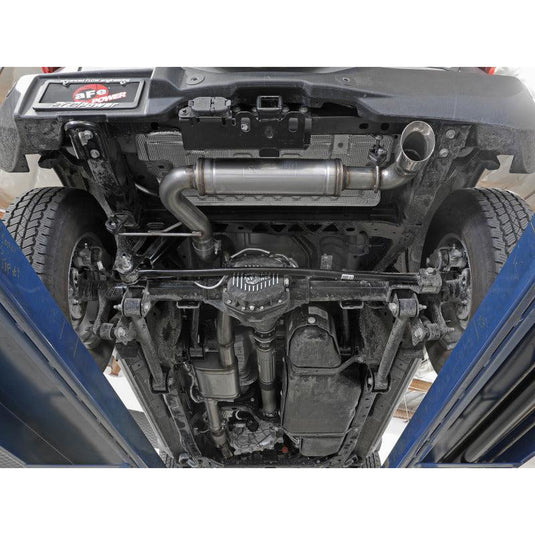 aFe Apollo GT 3in 409 SS Cat-Back Exhaust 2.3L & 2.7L w/ Polished Tips for 2021 Ford Bronco | afe49-43136-P