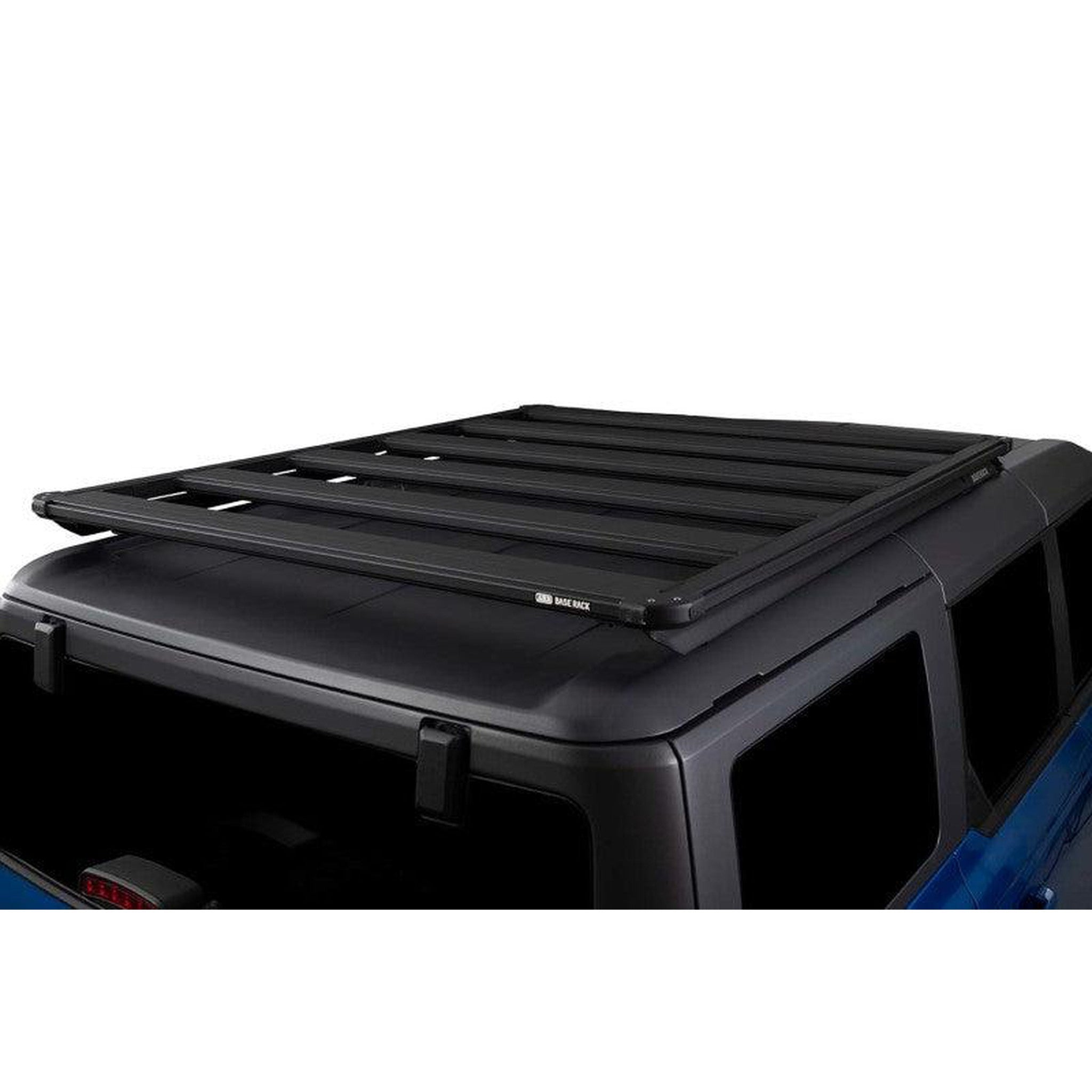 ARB 2021+ Ford Bronco 4 Door BASE Rack Kit w Mount & Wind Deflector | arbBASE351