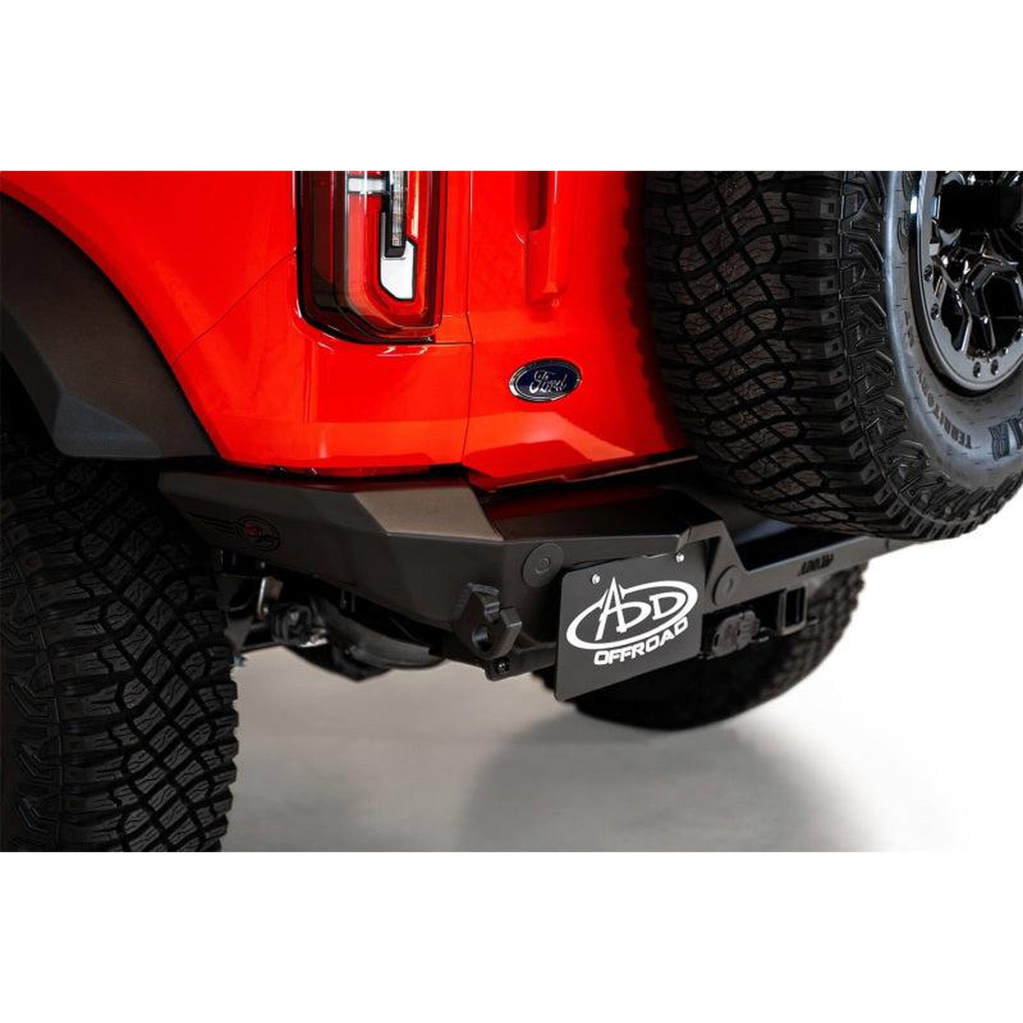 Addictive Desert Designs Rock Fighter Rear Bumper - Hammer Black for 2021+ Ford Bronco | R23012NA01NA