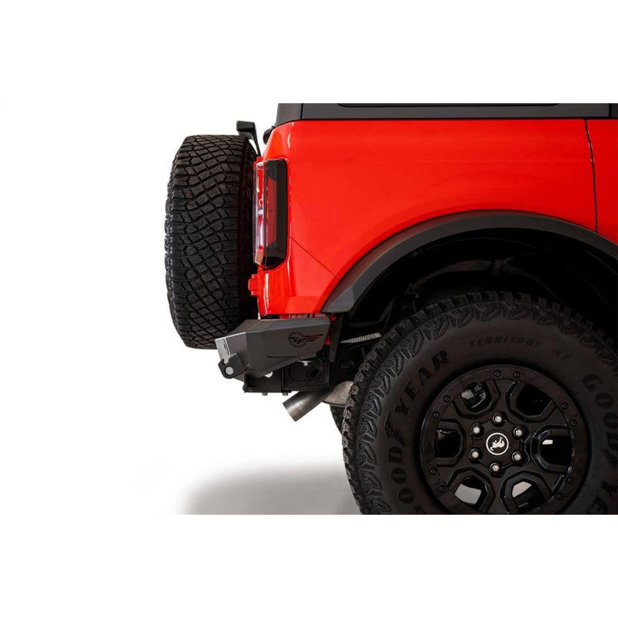 Addictive Desert Designs Rock Fighter Rear Bumper - Hammer Black for 2021+ Ford Bronco | R23012NA01NA