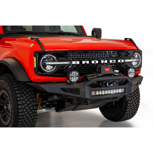 Addictive Desert Designs Rock Fighter Front Bumper - Hammer Black for 2021+ Ford Bronco | addF230181060103