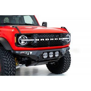 Addictive Desert Designs Bomber Front Bumper (w/ 3 Rigid 360 Mounts) for 2021+ Ford Bronco | F230194130103