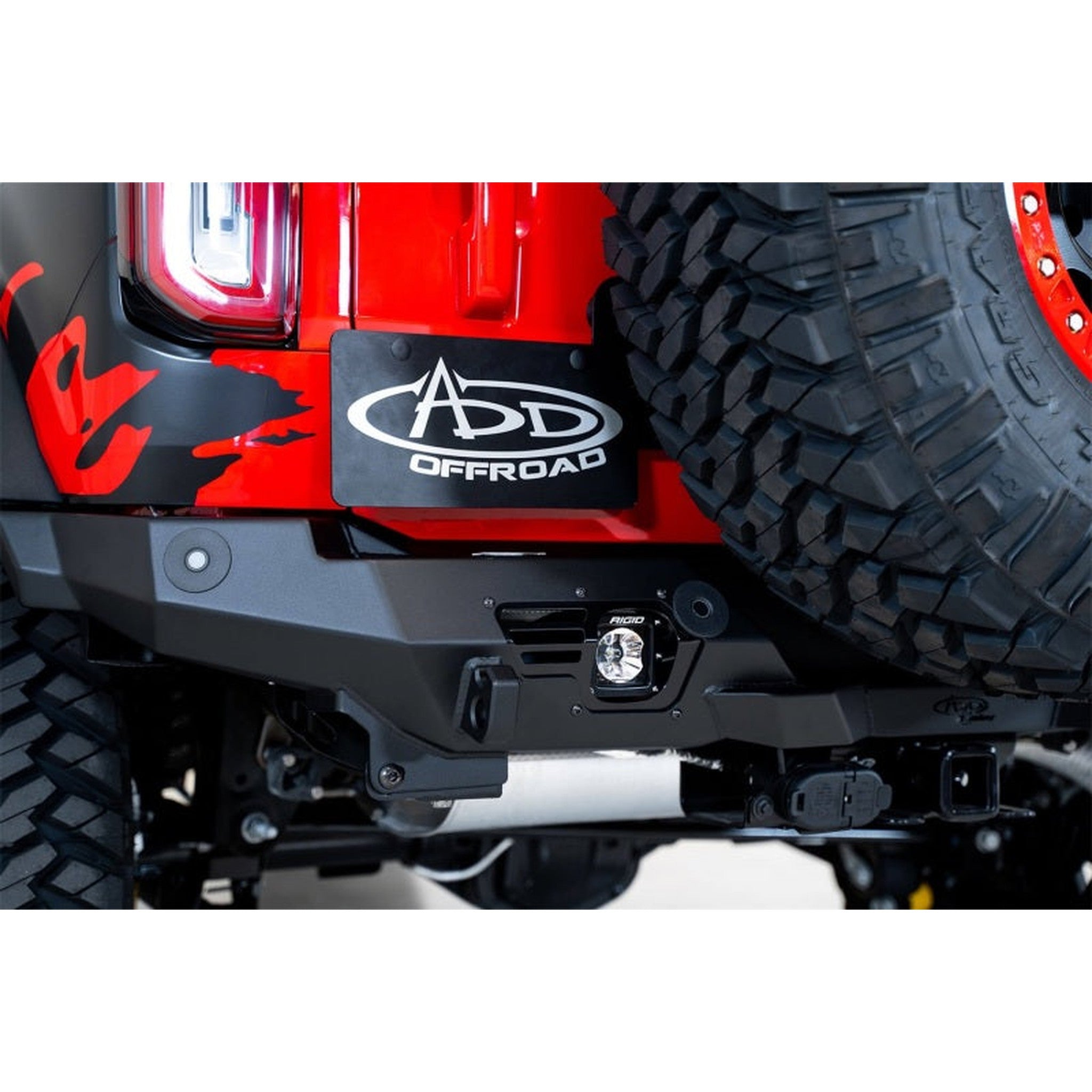 Addictive Desert Designs Bomber Rear Bumper for 2021+ Ford Bronco | R230141090103