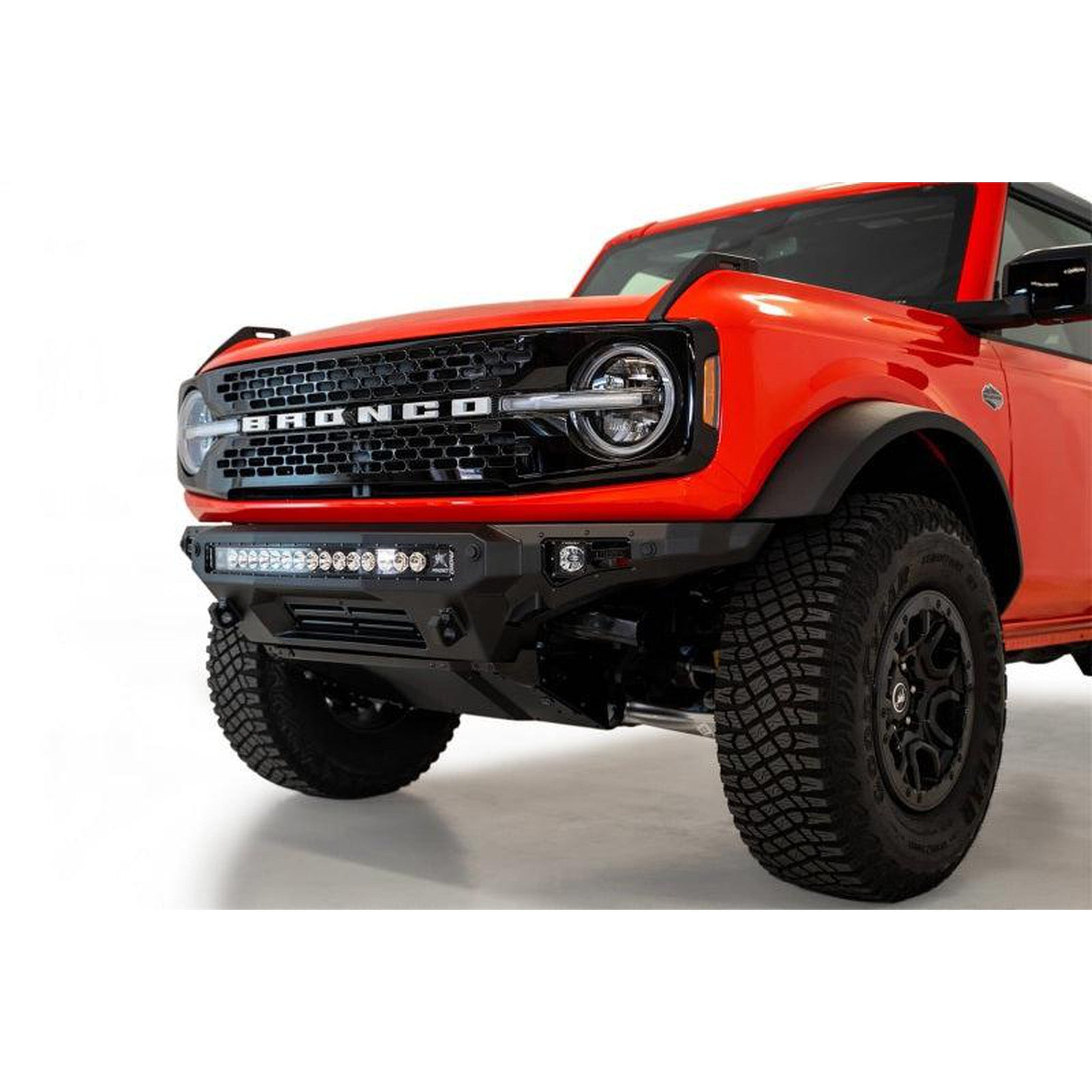 Addictive Desert Designs Stealth Fighter Front Bumper w/ Winch Mount for 2021+ Ford Bronco | F230142210103