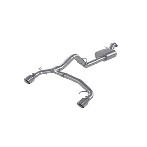 MBRP 3" Cat-Back, 2.5" Dual Split Rear Exit 2.3L/ 2.7L EcoBoost for 2021+ Ford Bronco Aluminized Steel