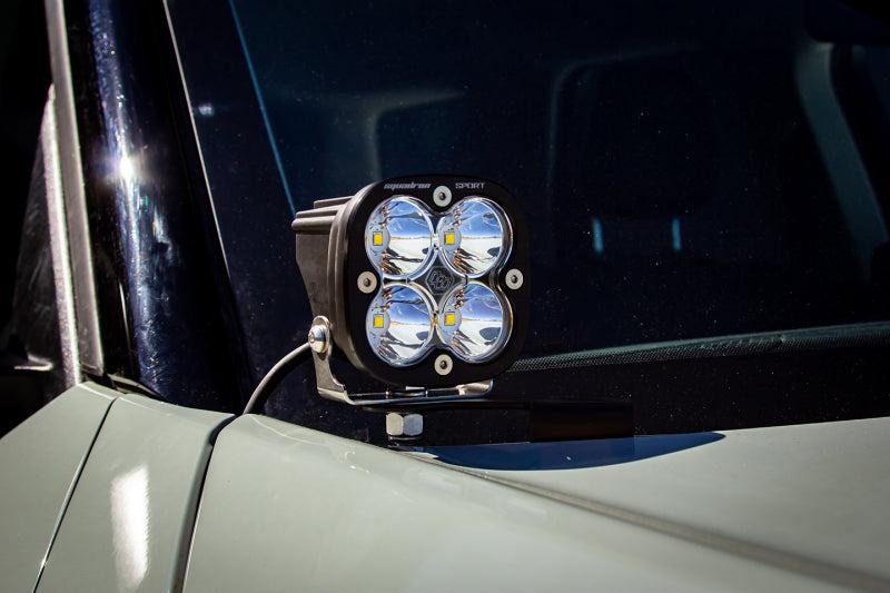 Baja Designs 21+ Ford Bronco Sport Squadron Pro Spot LED Light Pods - Clear | baj447686