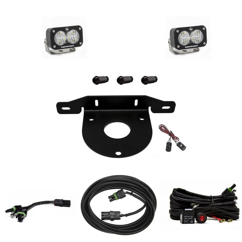 Baja Designs 2021+ Ford Bronco Dual S2 Sport W/C Reverse Kit w/Upfitter | baj447767UP