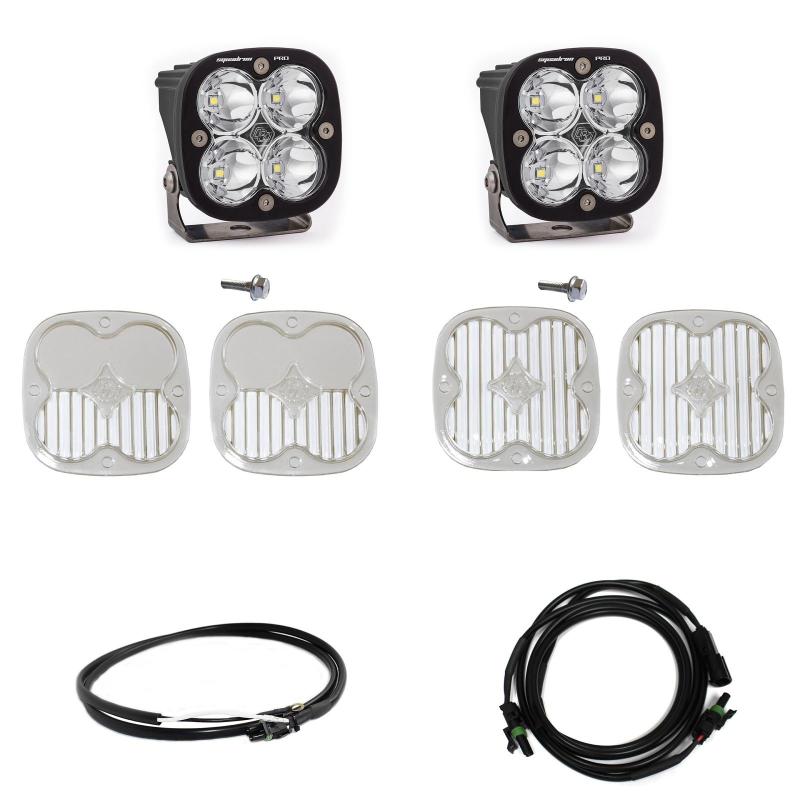 Baja Designs 2021+ Ford Bronco A Piller Light Kit Squadron Pro Spot w/Upfitter | baj447754UP