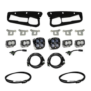 Baja Designs 2021+ Ford Bronco Clear SAE Fog Pocket Kit w/Upfitter Modular bumper| baj447761UP