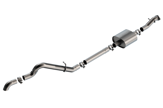 Borla T-304 Stainless Steel Cat-Back S-Type Exhaust for 2021+ Ford Bronco 2.3L - Brushed | bor140898