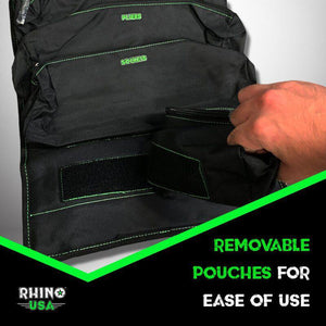 Rhino USA Heavy Duty Off-Road Tool Bag/Roll Black | RNO-TOOL-ROLL