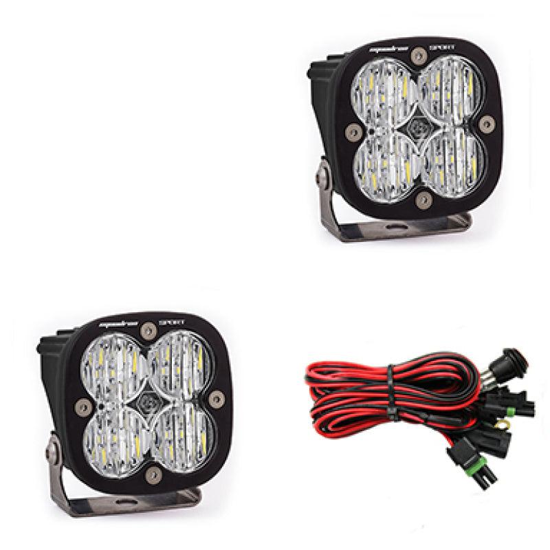 Baja Designs Squadron Sport Wide Cornering Pair LED Light Pods - Clear| baj557805