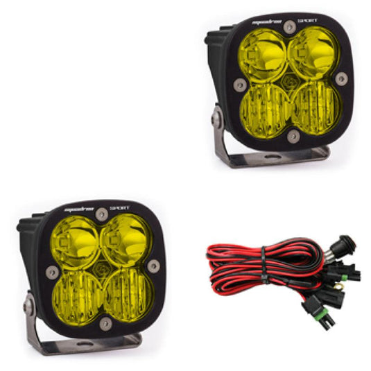 Baja Designs Squadron Sport Driving/Combo Pair LED Light Pods - Amber | baj557813