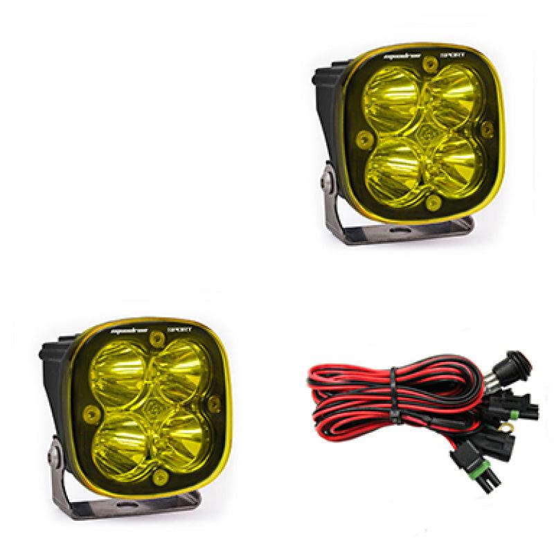 Baja Designs Squadron Sport Spot LED Light Pods - Amber | baj557811