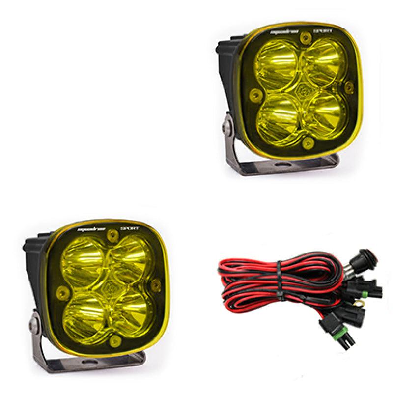 Baja Designs Squadron Sport Work/Scene Pair LED Light Pods - Amber | baj557816