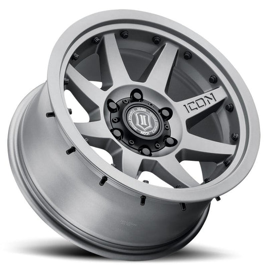 ICON Rebound Pro 17x8.5 6x5.5 25mm Offset 5.75in BS 95.1mm Bore Titanium Wheel
