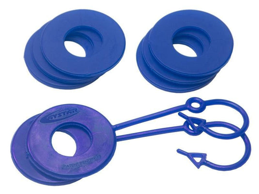 Daystar Blue D Ring Isolator w/Lock washer Kit