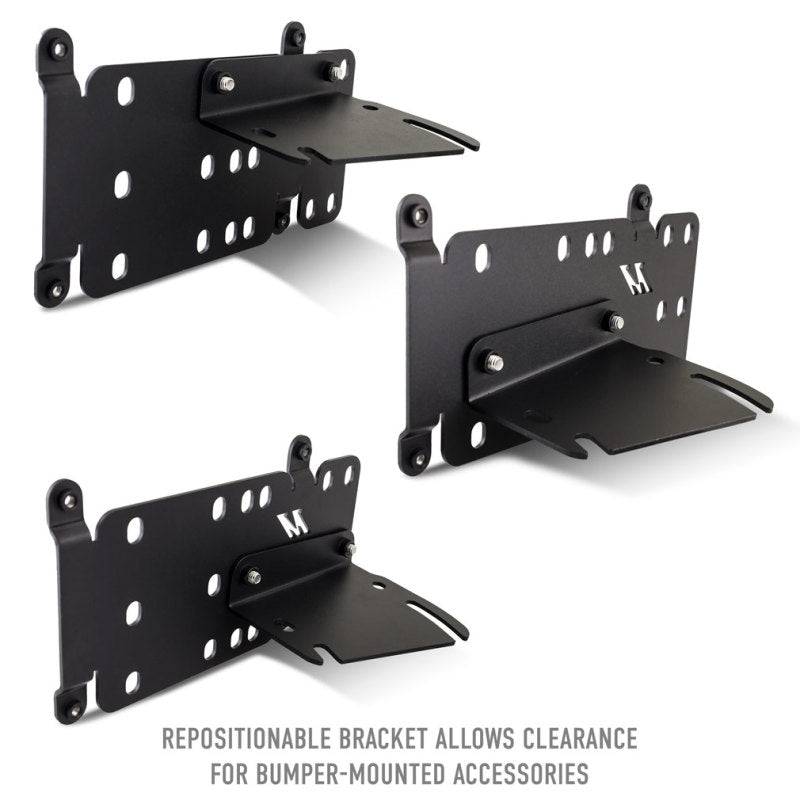 Mishimoto License Plate Relocation Kit for 2021+ Ford Bronco with Modular Bumper | MMLP-BR-21M