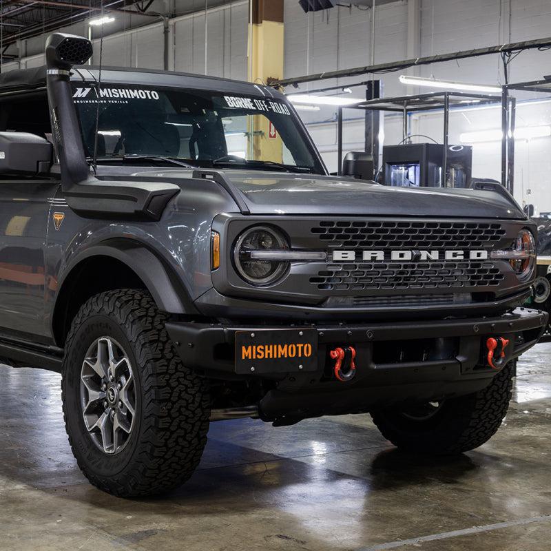Mishimoto License Plate Relocation Kit for 2021+ Ford Bronco with Modular Bumper | MMLP-BR-21M