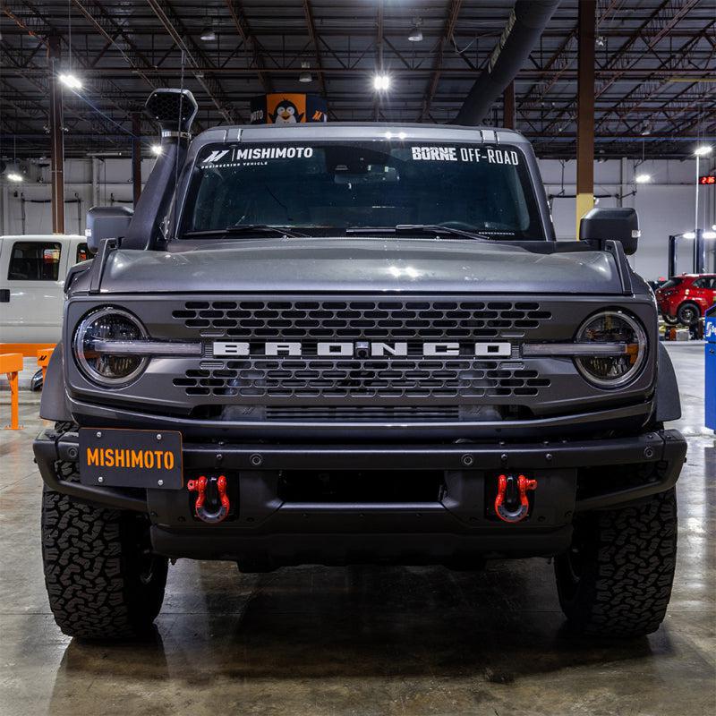 Mishimoto License Plate Relocation Kit for 2021+ Ford Bronco with Modular Bumper | MMLP-BR-21M