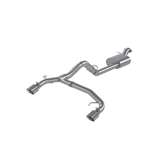 MBRP Catback Exhaust 3" Cat-Back, 2.5" Dual Split Rear Exit for 2021-2023 Ford Bronco T304 Stainless Steel