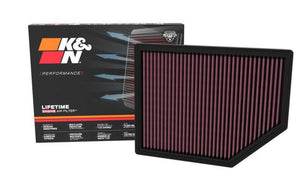 K&N High Flow Air Filter for 22+ Ford Bronco Raptor & Ranger Raptor | 33-5132