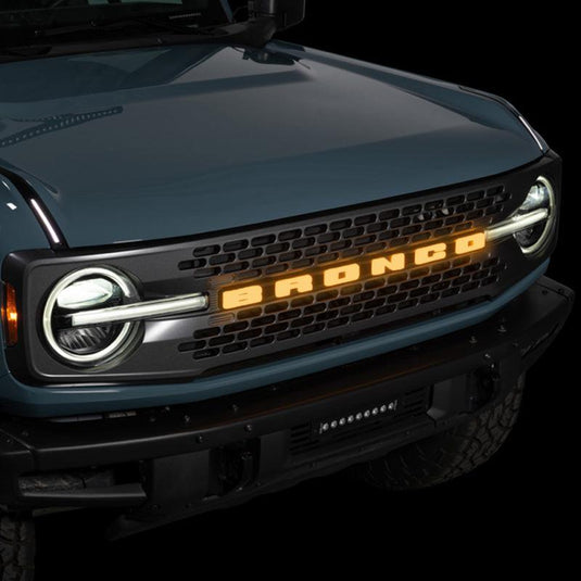 Putco Luminix Ford Bronco LED Grille Emblem for 2021+ Ford Bronco w/o Front Camera