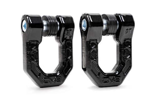 DV8 Offroad Elite Series 3/4" D-Ring Shackles (Pair) | dveUNSK-01BL