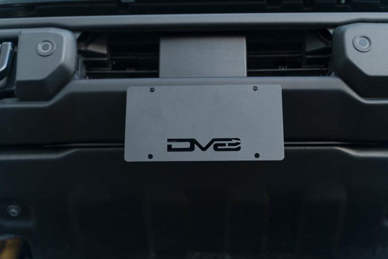 DV8 Offroad License Plate Relocation for Capable Bumper for 2021+ Ford Bronco | dveLPBR-04