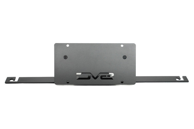 DV8 Offroad Slanted Front License Plate Relocation for Capable Bumper for 2021+ Ford Bronco | dveLPBR-05