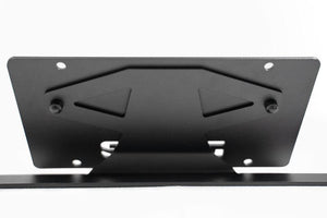 DV8 Offroad Slanted Front License Plate Relocation for Capable Bumper for 2021+ Ford Bronco | dveLPBR-05