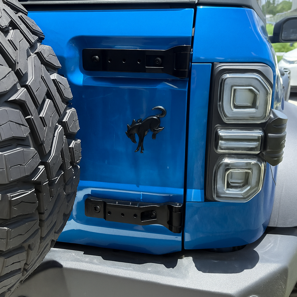 Buckle Up Off-Road Heavy Duty Billet Aluminum Black Tailgate Hinges Set of 2 | Made in USA