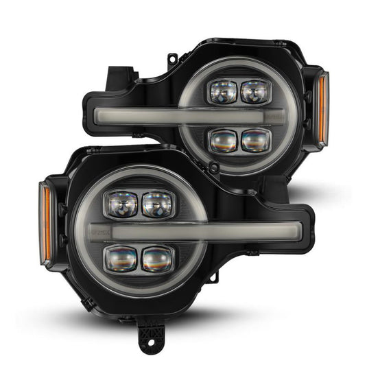 AlphaRex NOVA-Series LED Projector Headlights for 2021+ Ford Bronco- Black | arx880260