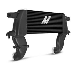 Mishimoto High-Mount Intercooler Kit, fits 2021-2024 Ford Bronco 2.3L (Black Intercooler, Polished Pipes) | MMINT-BR23-21HKBKP