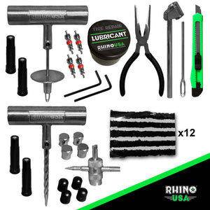 Rhino USA Tire Repair Plug Kit, 86 Pieces | RNO-TIRE-REPAIR-KIT