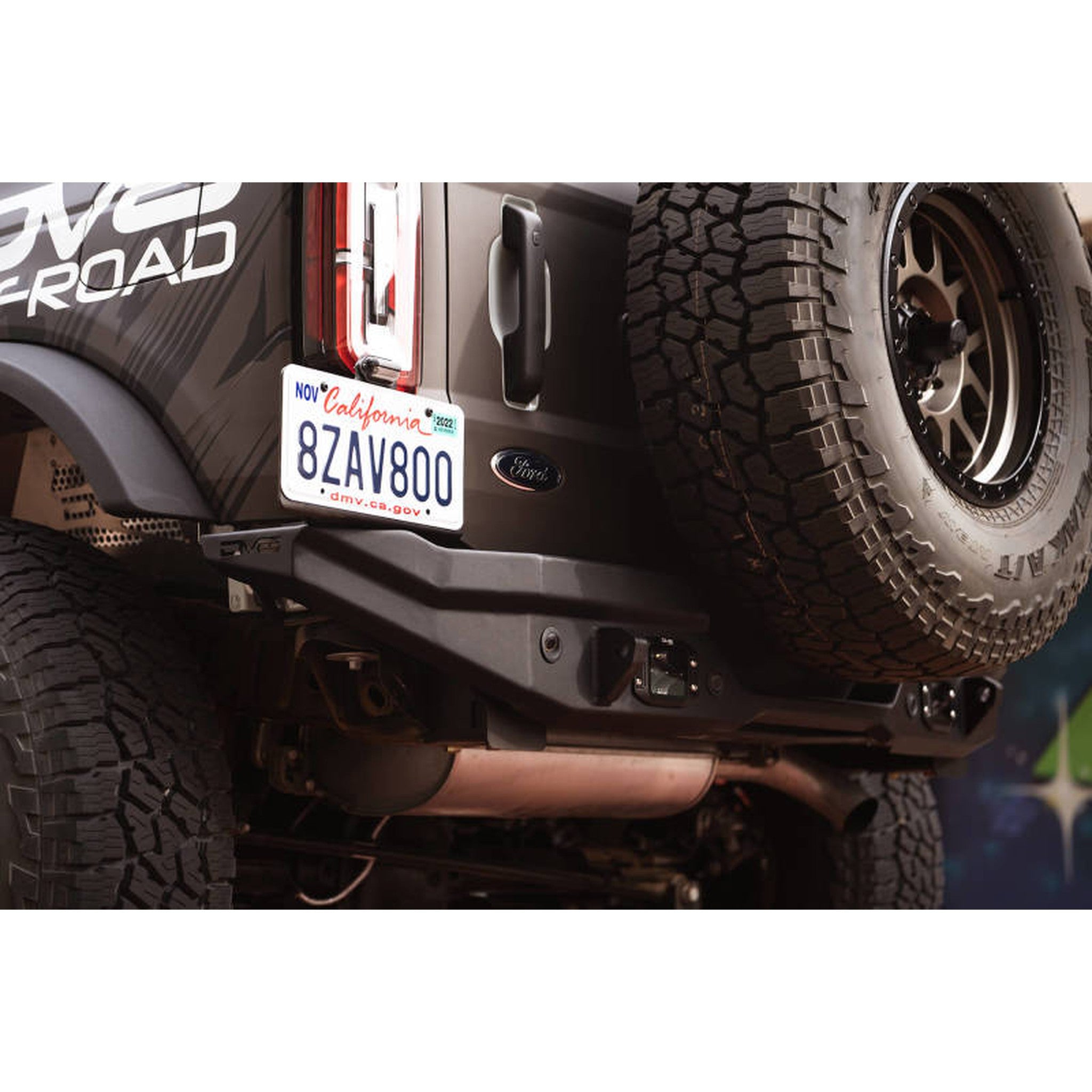 DV8 Offroad FS-15 Series Rear Bumper for 2021+ Ford Bronco | dveRBBR-02