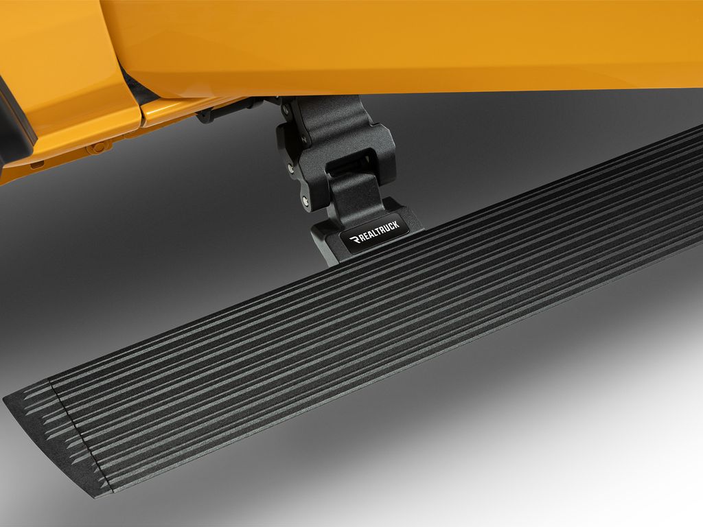 RealTruck VoltStep Electric Running Board Kit No Drill Black 21-25 Ford Bronco 4dr | 20412974PC