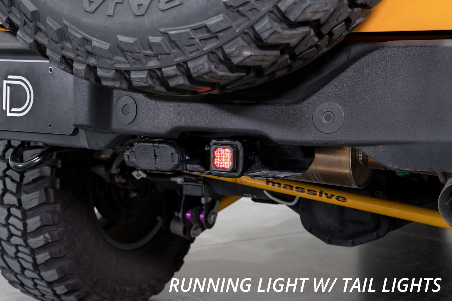 Diode Dynamics HitchMount LED Pod Reverse Kit w/ Brake Function for 2021+ Ford Bronco | dioDD7422