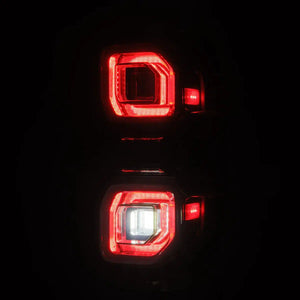 AlphaRex NOVA-Series Prismatic LED Tail Lights Alpha-Black for Halogen 2021+ Ford Bronco | 659020