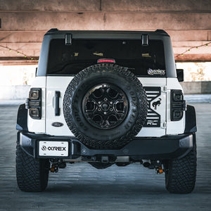 AlphaRex NOVA-Series Prismatic LED Tail Lights Alpha-Black for Halogen 2021+ Ford Bronco | 659020
