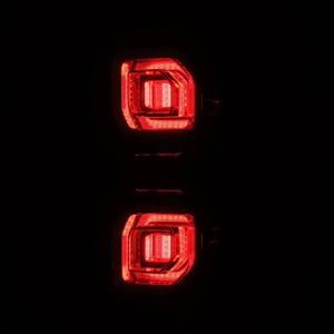 AlphaRex NOVA-Series Prismatic LED Tail Lights Alpha-Black for Halogen 2021+ Ford Bronco | 659020