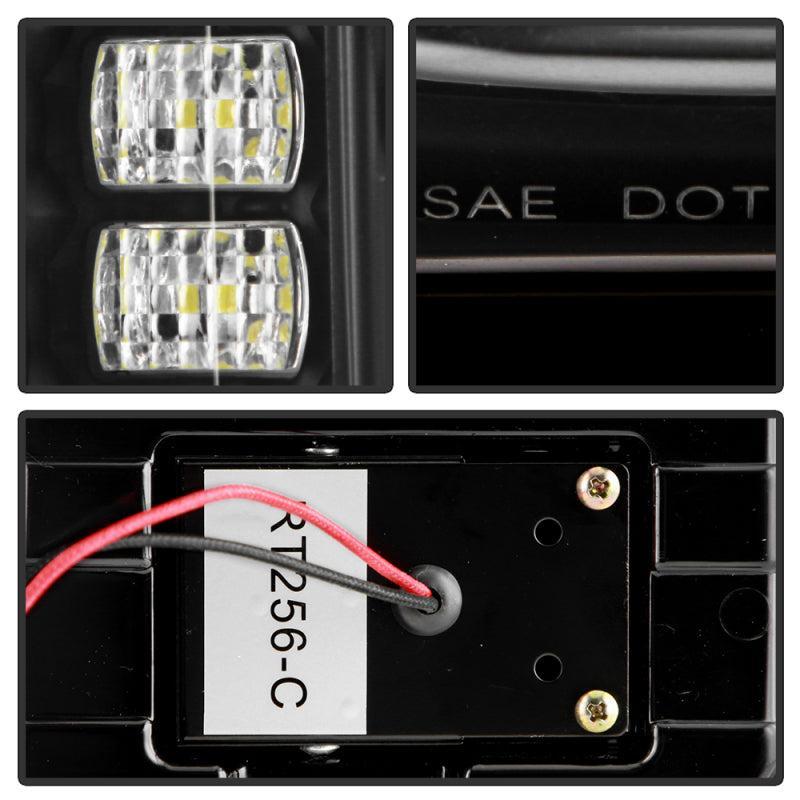 Spyder LED Tail Lights Black Base Clear Lens 21-23 Ford Bronco Halogen Bulb Model | 5088857