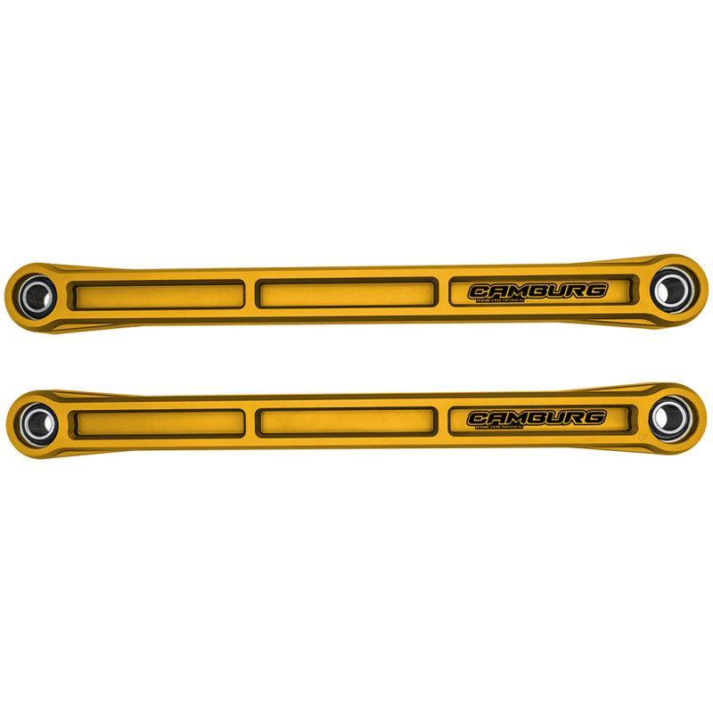 Camburg KINETIK Series Rear Billet Lower Trailing Arm Kit Gold 21-25 Ford Bronco | CAM-120032-GLD
