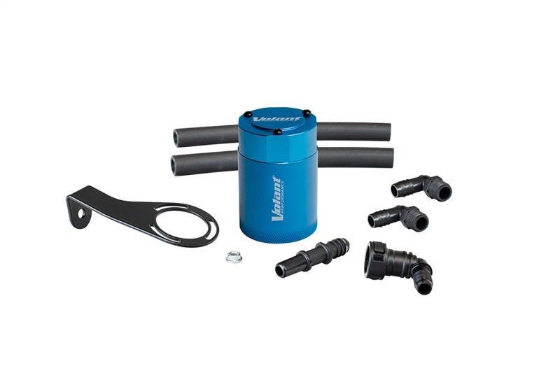 Volant 3oz Aluminum Oil Catch Can w/Mounting Bracket - Blue 21-25 Ford Bronco 2.3L Turbo | VC0018
