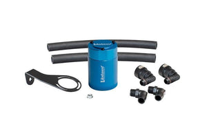 Volant 3oz Aluminum Oil Catch Can w/Mounting Bracket - Blue 21-25 Ford Bronco 2.7L Turbo Auto | VC0012