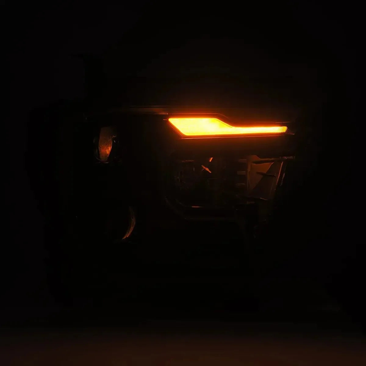 AlphaRex LUXX LED Projector Headlights 2024+ Ford Ranger & Ranger Raptor - Alpha Black w/Sequential Signal & Switchback | 880902