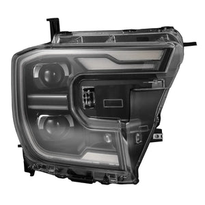 AlphaRex LUXX LED Projector Headlights 2024+ Ford Ranger & Ranger Raptor - Black w/ Sequential Signal & Switchback
